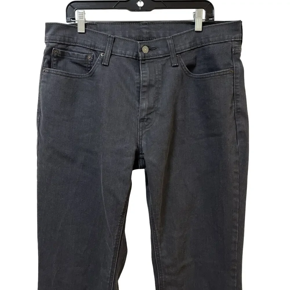 Levi's 541 Athletic Straight Fit Denim Jeans Mens‎ 36x30 Charcoal Gray Zip Fly